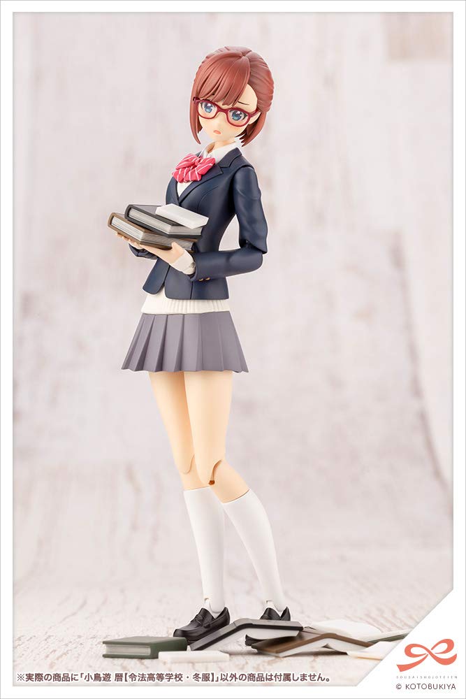Tsuya Sosai Garden Kotoriyu Koyomi High Height 153mm Scale Plastic Model JK002 Girls' [Reiho School/Winter Clothes] Approx. 1/10