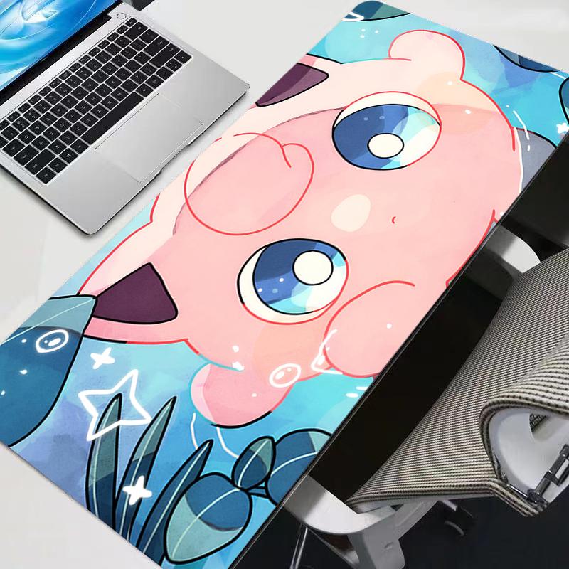 Mouse Pad Kawaii Gaming Accessories Notbook Pokemon Pikachu Jigglypuff Computer Speed Mini Pc Gamer Keyboard Desk Mat Mousepad