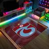 Trabzonspor FC Design Crystal Velvet Carpet Cozy Non?Slip Printed Rug For Bedroom Living Room Entrance
