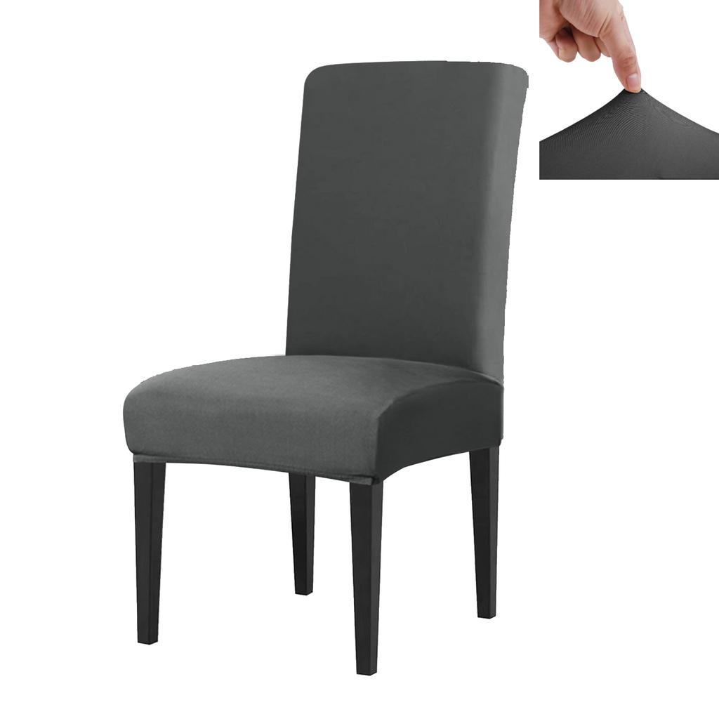 Набор из 4 эластичных чехлов для стульев, чехлов для столовой, эластичных, съемных, для защиты сидений, для мебели, для офиса, домашнего декора