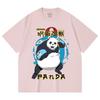 230 Gsm 100% Cotton Jujutsu Kaisen V62 Panda Print Unisex Heavy Cotton T Shirt