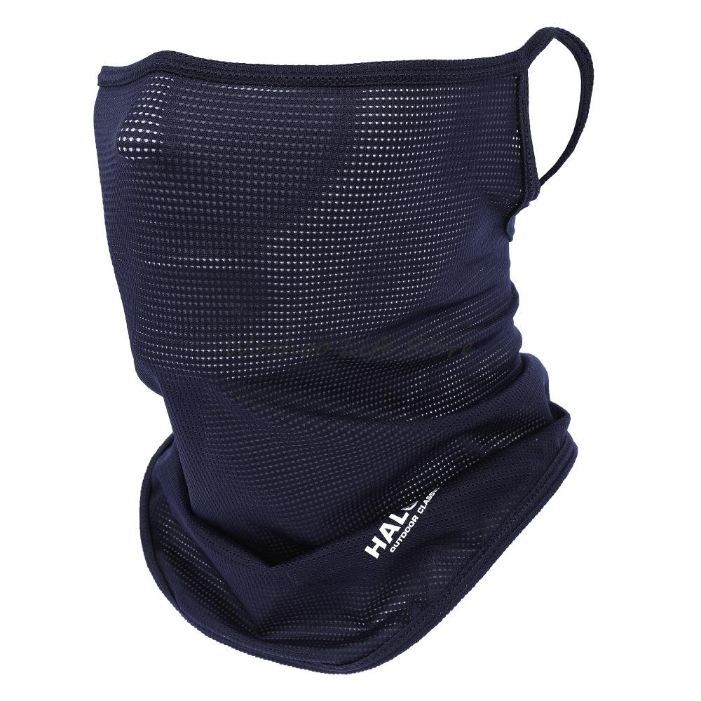 Ice Silk Full Face Balaclava, Breathable UV Sun Protection Neck Gaiter for Motorcycle & Cycling