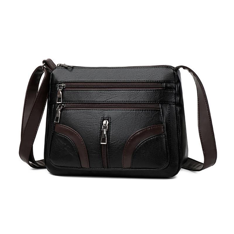 Yogodlns Винтажная сумка через плечо для женщин, многофункциональная сумка через плечо из искусственной кожи, маленькая квадратная сумка для мамы