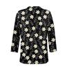 Women's Fashion Casual Long Sleeve Round Neck Floral Print Top