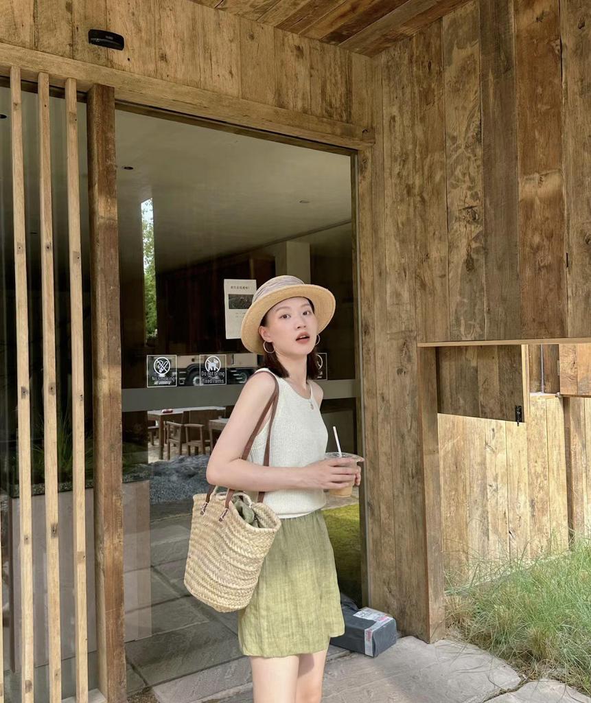 2024 Summer Tencel Ramie Sunscreen Light Suit: Cool, Skin-Friendly, Breathable Shirt & Shorts