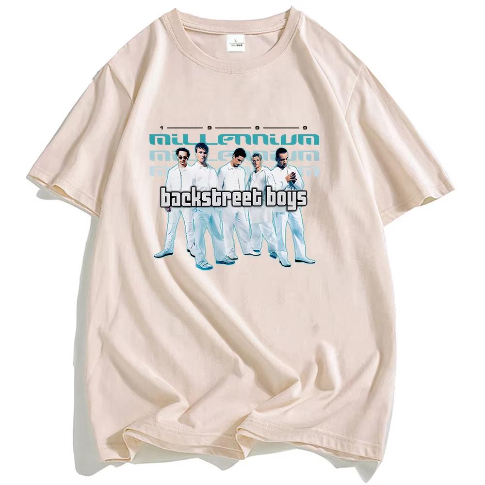Summer Fashion Trendy Tee Men Women Vintage Top Backstreet Boys Millennium 2.0 T-shirt Short Sleeve Cotton Casual Tshirts