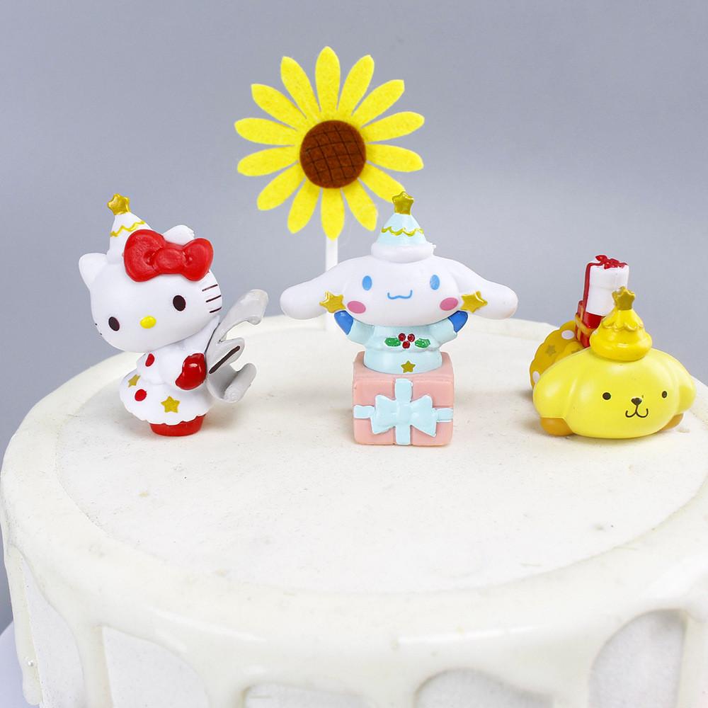 Sanrio Melody Kuromi Pochacco Pvc Collectible Figures For Kids And Collectors