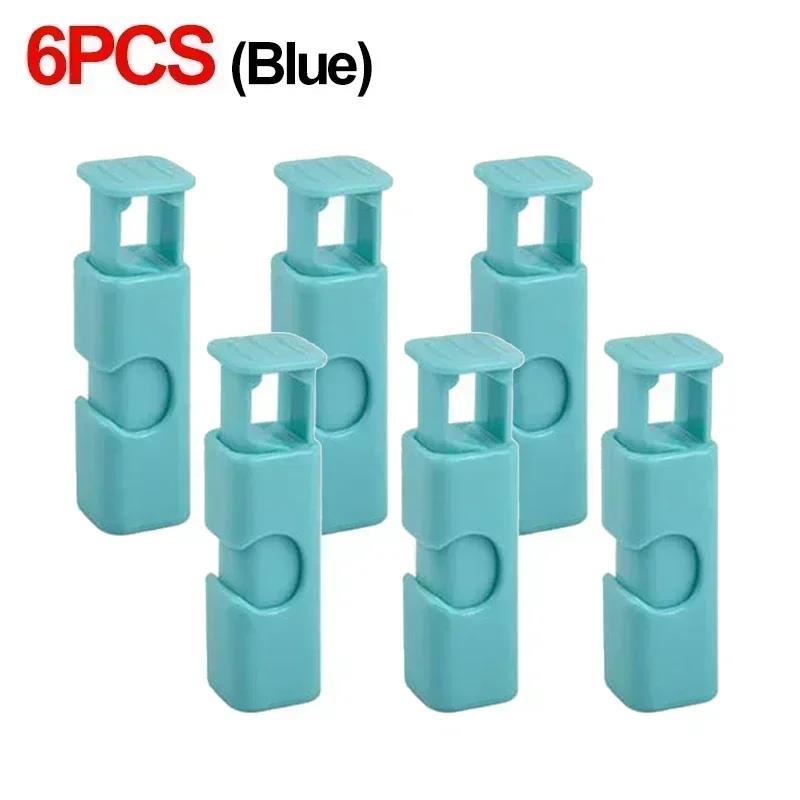 12/1Pcs Reusable Food Sealing Clips Plastic Pocket Sealing Clamp Snack Bread Bag Clips Household Grain Vegetable Storage Clamp 2