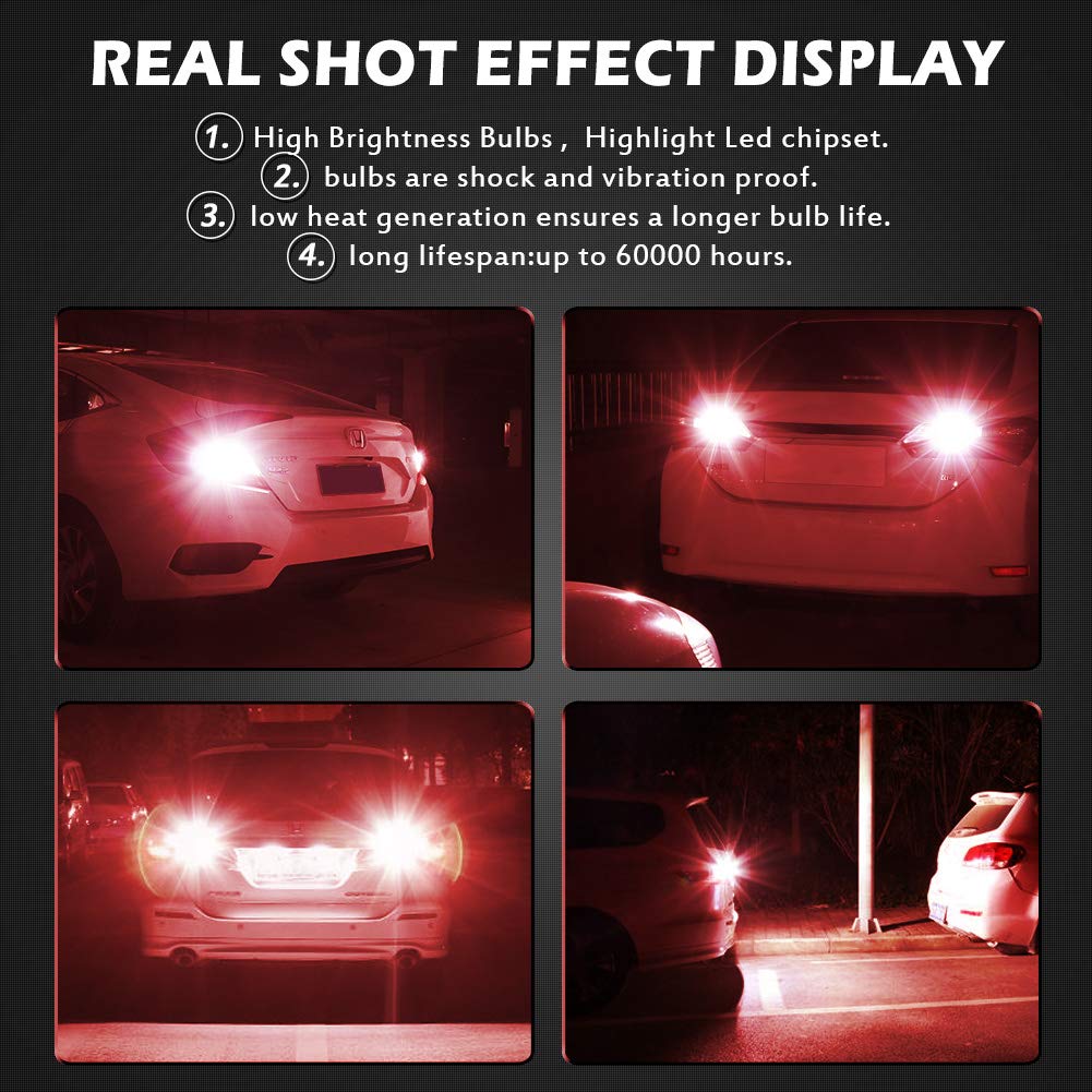 KATUR 2 шт. 900 люмен 3047 3057 3057A 3155 3157 база супер яркая 3014 78SMD линза светодиодная лампа стоп-сигнал поворотник задний фонарь стоп-сигнал красный 12 В-24 В