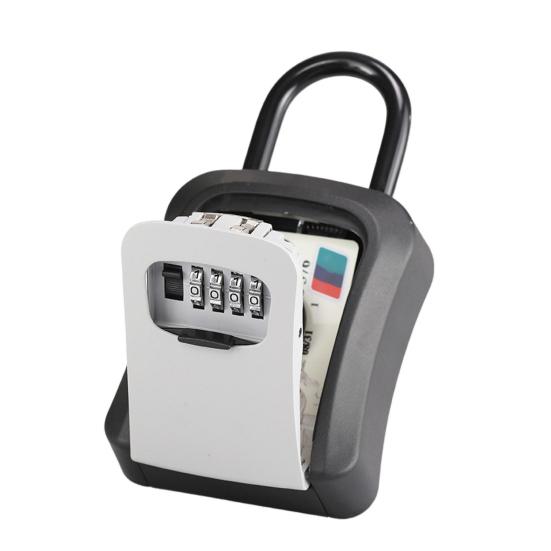 Замок для ключей, прочный портативный защитный замок, 4-значный комбинированный сейф для дома, офиса, гаража, квартиры, запасные ключи