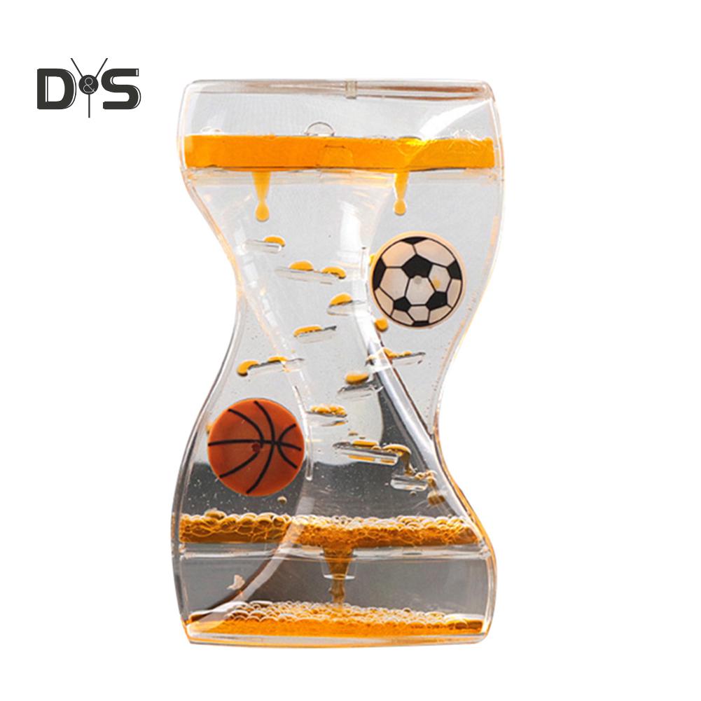 DYS домашний декор, движущиеся капельницы, масляные песочные часы, жидкий пузырьковый таймер, детский игрушечный стол