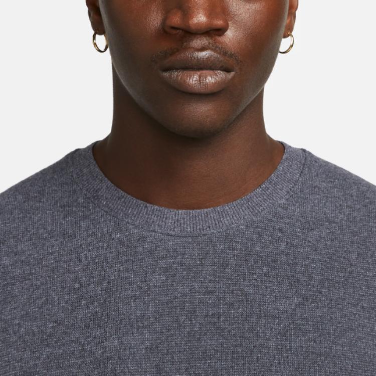 Nike Tech Pack Engineered свитер с коротким рукавом темно-дымчато-серый мужской уличный стиль DV9983-032