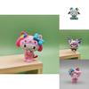 Cute Kuromi My Melody Figure Toy Playset Cake Topper For Diy Accessories