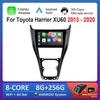 10,1'' для Toyota Harrier XU60 2013 - 2020 Android OS WiFi Автомобильный видеомультимедийный плеер GPS Navi Bluetooth 4G HD сенсорный экран