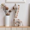 Cartoon Giraffe Fabric Animal Dollpet Puppy Sleeping with Cats Play House Toy Birthday Gift Nordic Style Doll