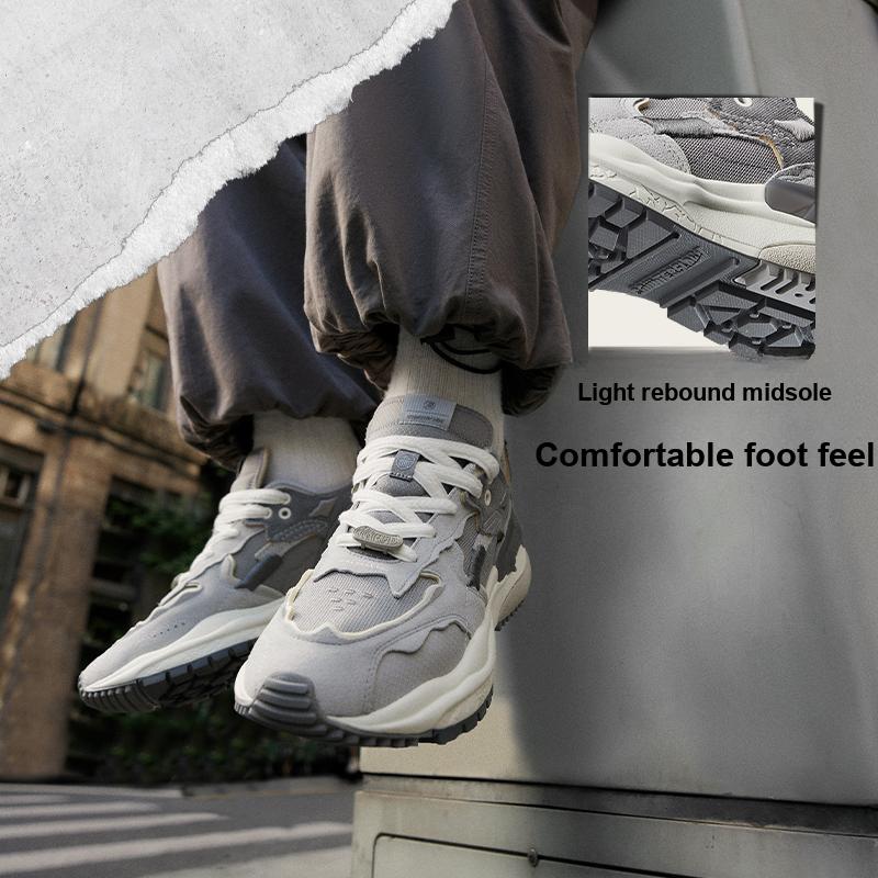 Li Ning CF Origin 2 Модные универсальные нескользящие износостойкие повседневные туфли мужские туфли белые серые AGCT323-2