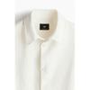 H M Regular Fit Muslin sHirt wHite