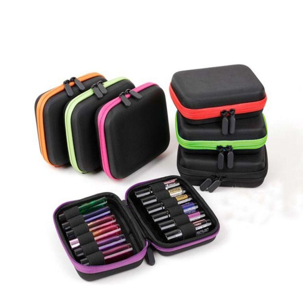 10ML Capacity Essential Oil Case Shockproof Perfume Box Essential Oil Storage Bag Roller Bottles