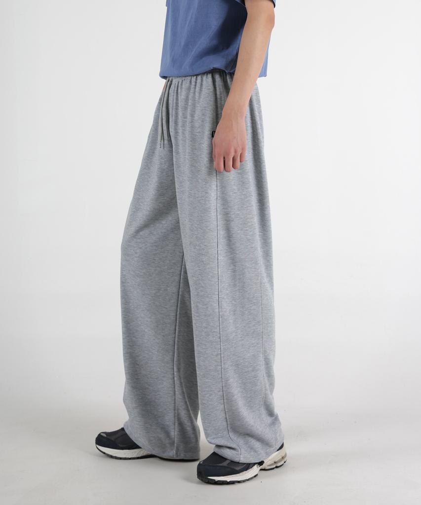 UMM Short/Long Selection Wide Elastic Waist Pants With Hem Drawstring 3 Colors