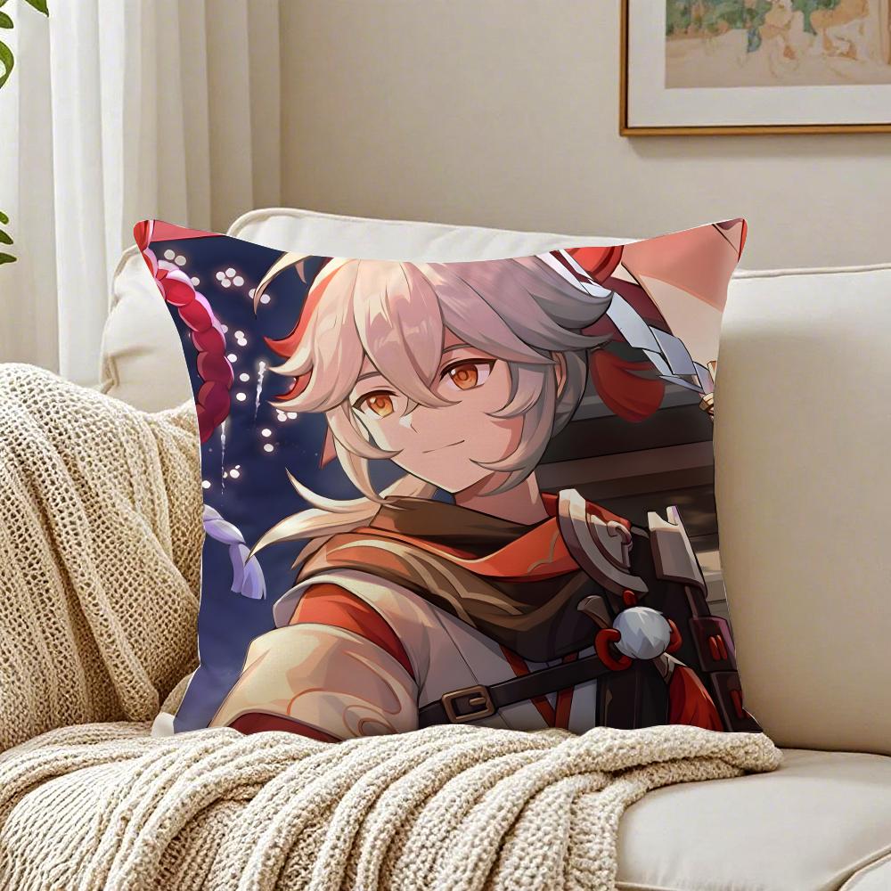 KKazuha Cushion Cover Pillowcase Antidustmite living Room Sofa Decor Cushion Room