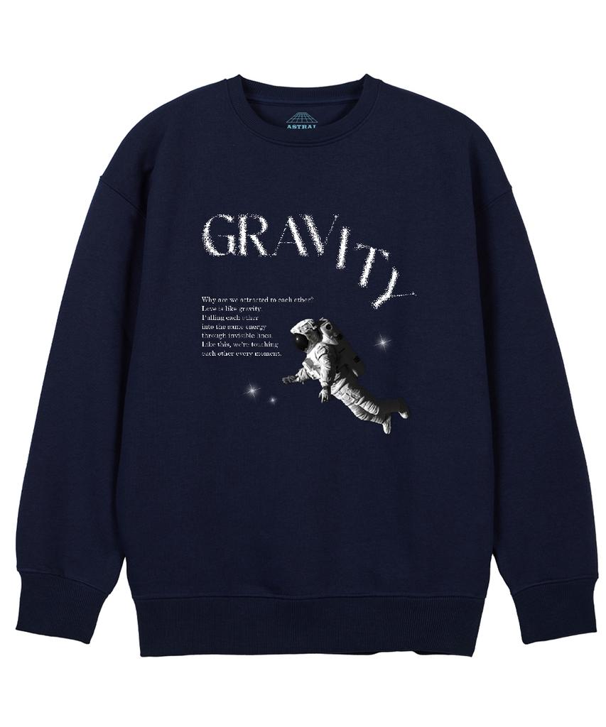 ASTRAL PROJECTION Astronaut Loose Fit Sweatshirt_Navy