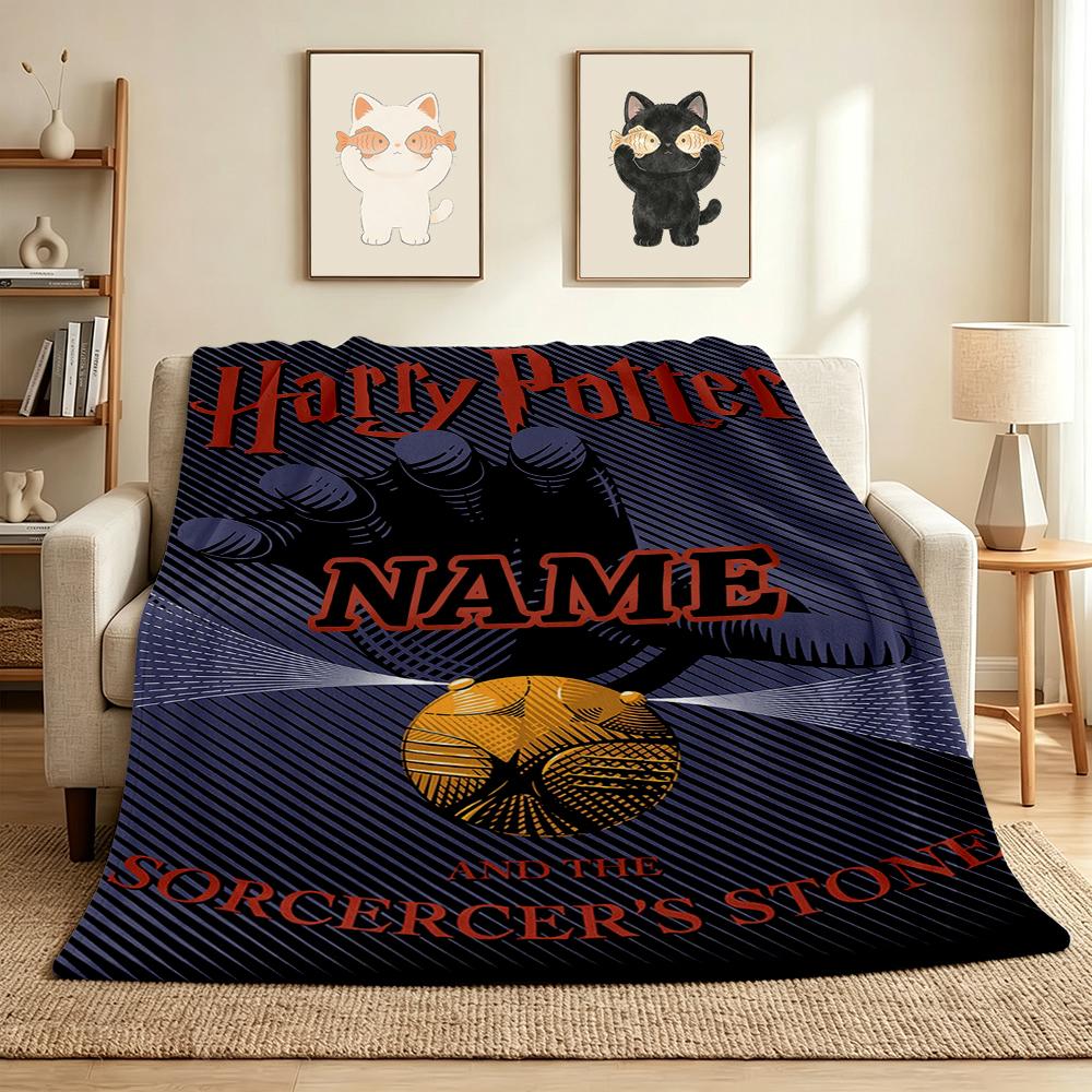 Custom Name Journey's End Flannel Blanket Throw Blanket Soft Warm Sofa Bed home Decor Unique Gift