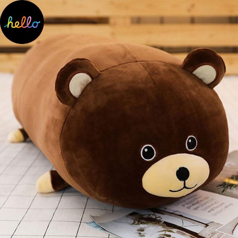 Girl Plush Toy Cuddly Animal Paradise Doll Cylindrical Pillow Soft Down Cotton Girl Sleeping Pillow