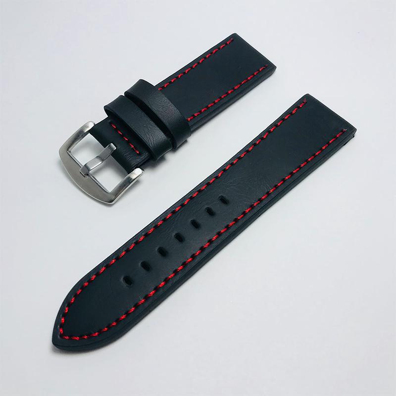 Universal Leather Watch Belt Watch Srtap Writst Watch Band Durable Oil Wax Cowhide 18/20/22/24mm