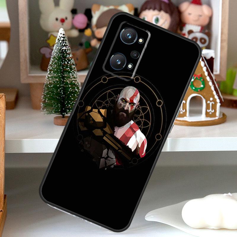 Чехол God of War для OPPO Realme C55 C35 C33 C31 C30 C25 C21Y C11 GT Neo 5 3T 2T Realme 10 9 11 Pro Plus