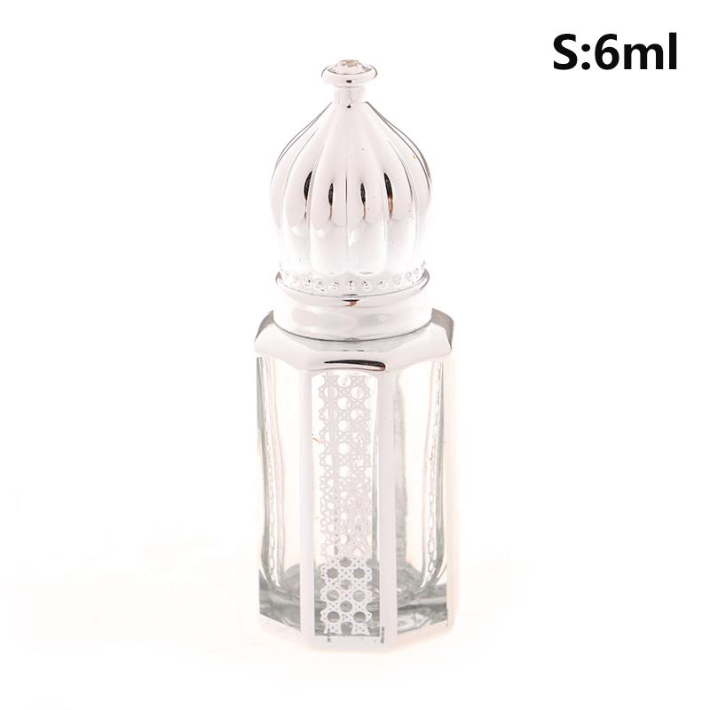 6/9/12 мл портативные стеклянные флаконы с роликами для эфирных масел арабские золотые многоразовые флаконы для духов пустые контейнеры с роликовыми шариками