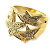 Gold Plated Ring 'Sublime Stars'