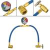 1/2 ACME Thread Freon R134a Air Conditioning Recharge Hose Car Air Conditioner Tools R134a Refrigerante Open Valve Charging Pipe