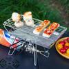 Folding Camp Cooker Toaster Camping Cookware Portable Convenient Use Rustproof Roast Rack Grilling