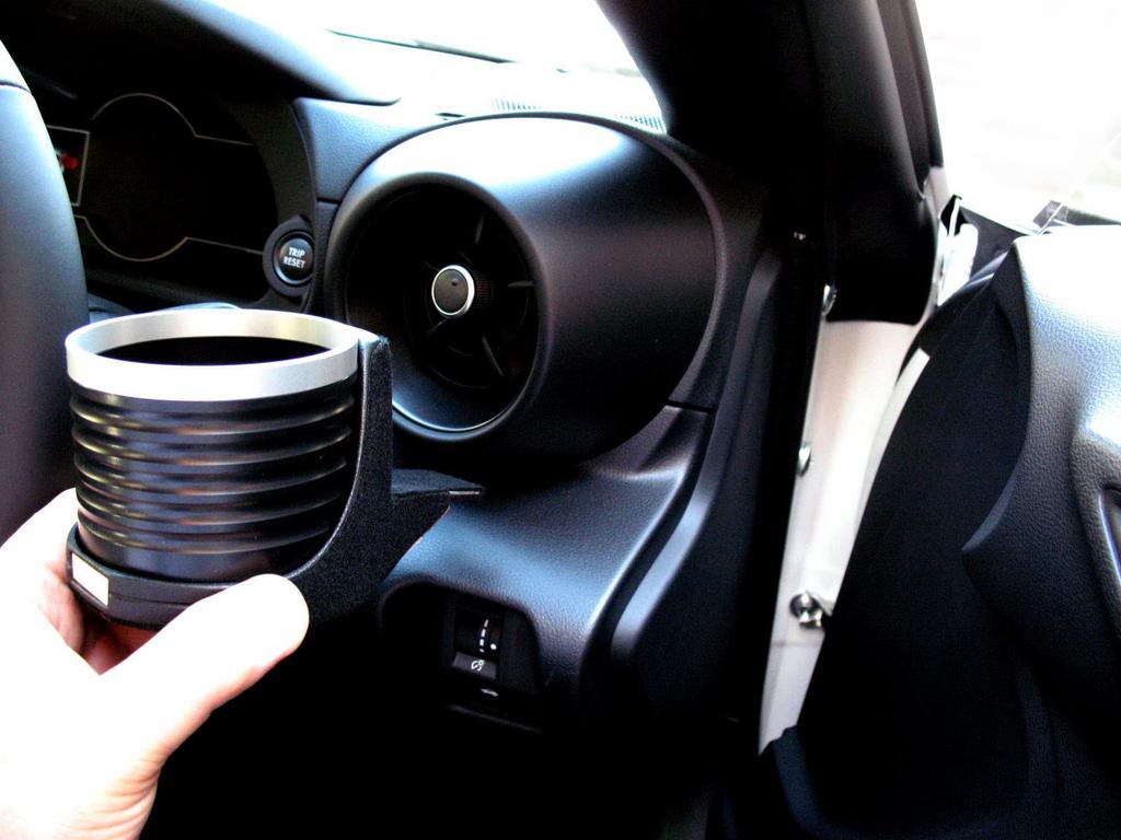 ALCABO Держатель для напитков Черный Стакан Toyota GR86 Subaru BRZ Сиденье Двойного назначения (ЗН8) (ЗД8) Водитель/Пассажир AL-T122B