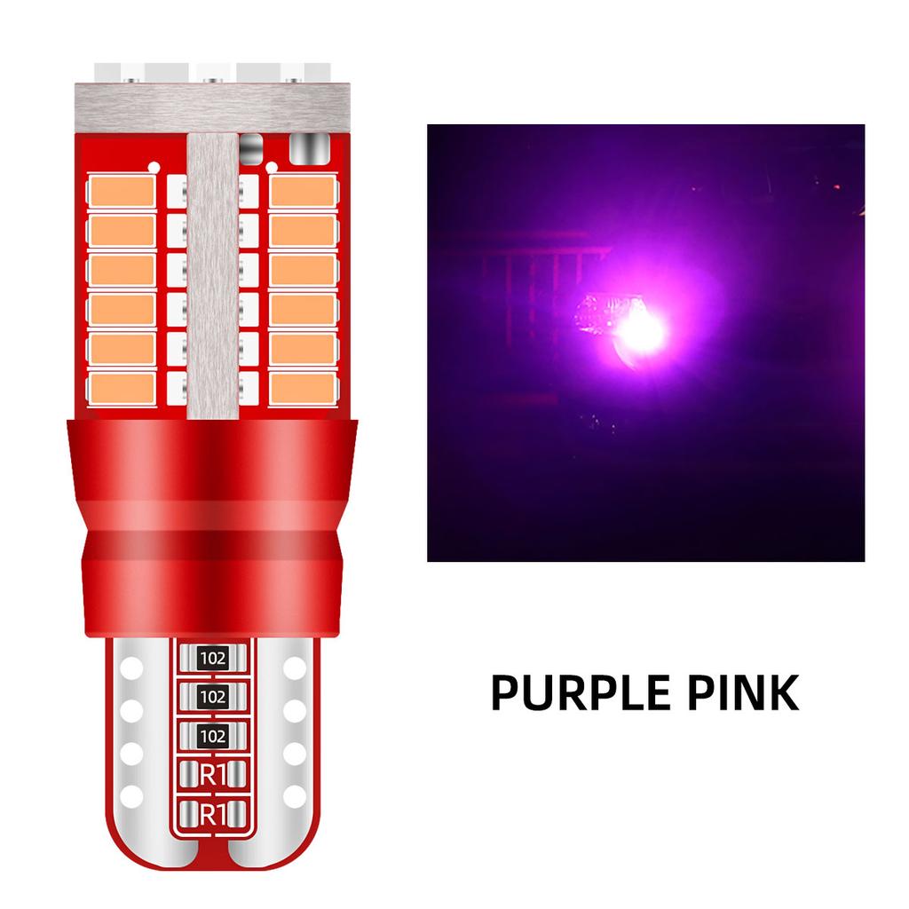 50/100 шт. Светодиодные лампы T10 W5W 194 для подсветки салона автомобиля, сверхяркий дневной ходовой свет, Canbus 12 В, лампа подсветки номерного знака 57SMD 3014