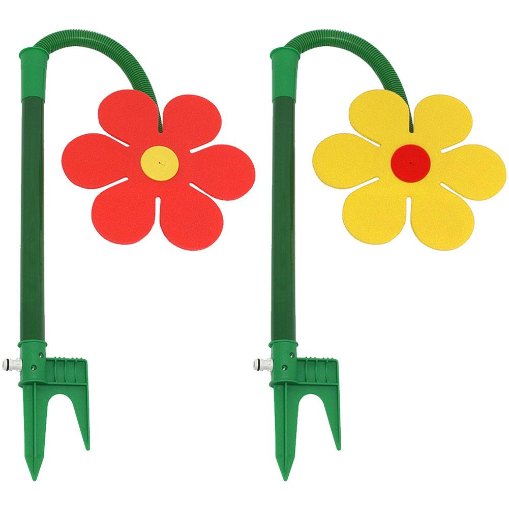 Rotation Sprinkler Flower Shape Dancing Daisy Sprinklers 720 Rotating Water Spray Toy for Yard Lawn Watering Irrigation Tool