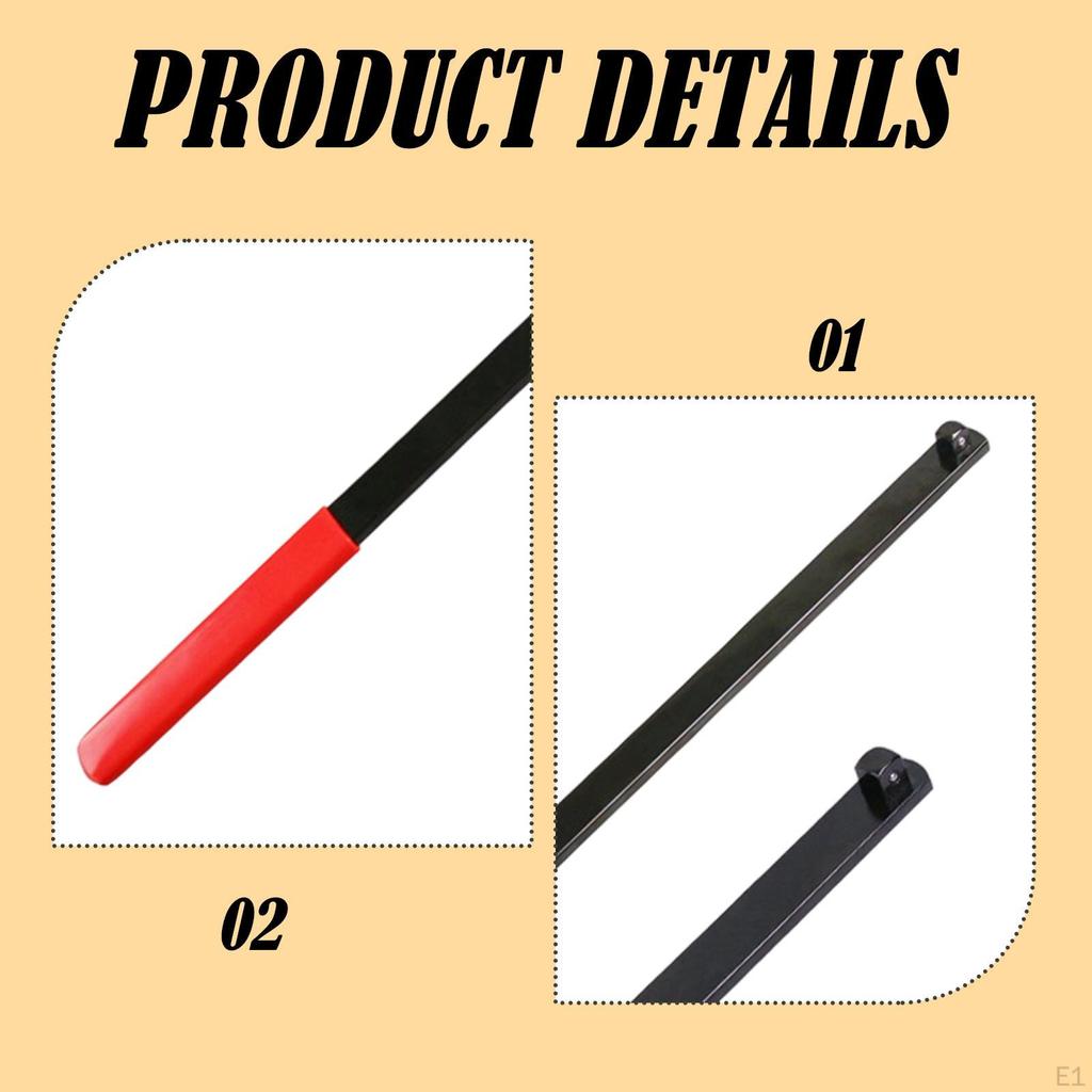 8Pcs Belt Tensioner Tool Wrench Set with Extension Bar Versatile Professional for Idler Pulley