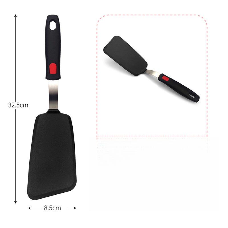 Heat Resistant Heat‑Proof Silicone Fish Spatula Non‑Stick Pan Special Steak Turner Food Grade Silicone Cooking Shovel