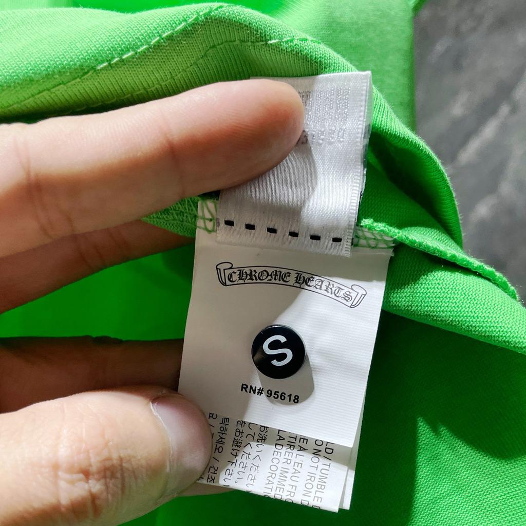 8553 CHROME HEARTS 2025 Лето Новая Высококачественный Хлопок Круглый Вырез Свободный Большой Размер Мужская и Женская Футболка Парная Футболка