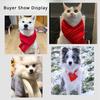 Dog Knitted Scarfs Kitten Puppy Creative Solid Color Keep Warm Supplies Cat Christmas New Year Accessories Pet Dress Up Gift
