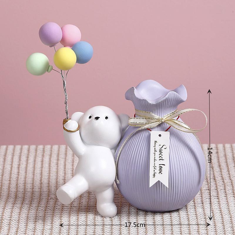 Медведи вазы Цветочные украшения Бытовые ornaments Декор для дома гостиной Аксессуары Интерьер Офис Настольный декор Подарок