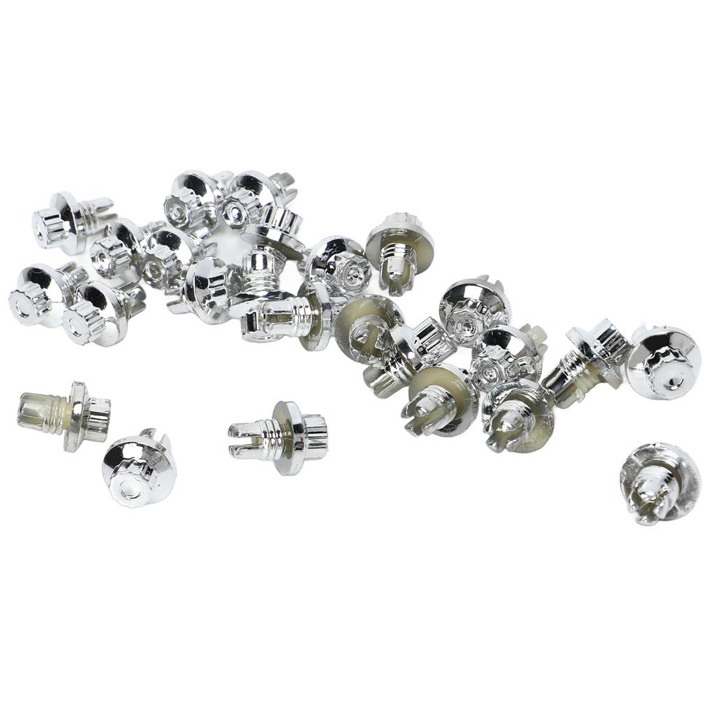 25 Pcs Wheel Rim Rivets Lip Rivets Nuts for AH Ds Series Wheel Rims Cap Lip Screw Bolt Tire