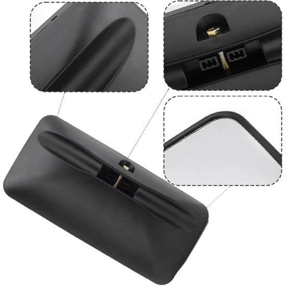 Compatible for Mitsubishi Canter Fuso FE FB FG 2005-2021 Left Right Car Rearview Mirror Glass Cover Side Mirror Door Wing Lens Assembly(Right