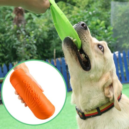 Yousheng Dog Flying Disc Tear Resistant Good Toughness Interactive Exquisite Delicate Sports Tool TPR Funny Flying Saucer Dog Toy for Puppy