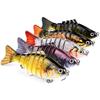 3/5Pcs Fishing Lures 3D Swimming Bait with Treble Hooks Realistic Looking