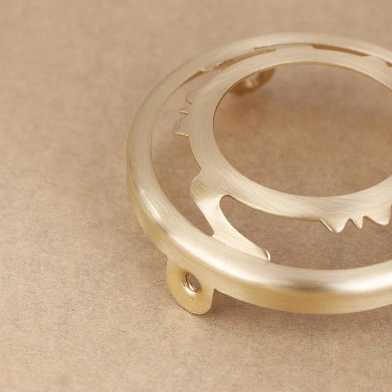 1 шт. патрон для лампы из латуни с тремя отверстиями, кольцо E27 E14, винтовой абажур, фиксированное кольцо, держатель абажура и разъем