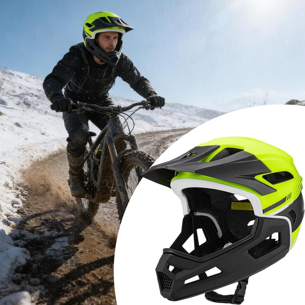 Полнолицевой Велосипедный Шлем Защита Головы Для Велоспорта Легкий Велосипедный Шлем Для Велосипеда Мотокросса Мотоцикла Скутера Горного