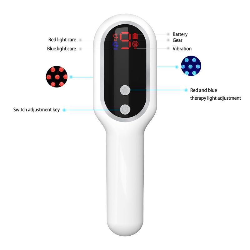 Электрический массажер для кожи головы и фототерапевтическая расческа для ухода за волосами и здоровья