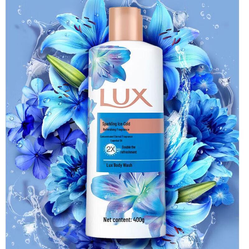 Lux Shimmering Ice Cool Body Wash & Lotion Set