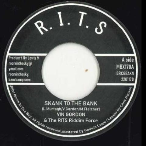 7inch Record VIN GORDON RITS RIDDIM FORCE Skank To The Bank Organic Horn MBX170 Room In The Sky 2022 UK Reggae Ska Dub Used